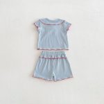 【66-110cm】セットアップ 柔らか 無地 肌に優しい ベビー服 - 画像 (7)