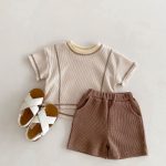 【66-100cm】セットアップワッフルカジュアル - 画像 (4)