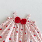 【66-90cm】ロンパース 可愛い ウサギ ピンク ベビー服 - 画像 (11)