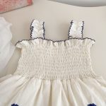 【66-90cm】ロンパース レトロ 花刺繡 ベビー服 - 画像 (9)