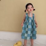 【80-150cm】セットアップorワンピース グリーンチェック 可愛い - 画像 (11)