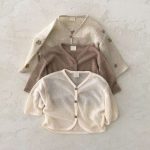 【73-100cm】カーディガン サマー ルーズ カジュアル - 画像 (2)