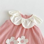 【73-120cm】ワンピース フリル襟 花柄 可愛い - 画像 (11)