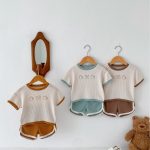 【66-100cm】セットアップクマ柄配色 - 画像 (3)