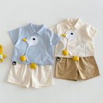 【73-110cm】Ｔシャツorパンツ 可愛い トリ 可愛い ベビー服 - 画像 (7)