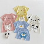 【73-110cm】セットアップ アニマル 可愛い 肌に優しい - 画像 (2)