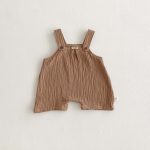 【73-100cm】サロペット ナチュラル 柔らかい シンプル ベビー服 - 画像 (5)