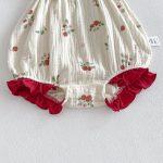 【66-90cm】ロンパース 可愛い イチゴ ベビー服 - 画像 (11)
