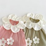 【73-120cm】ワンピース フリル襟 花柄 可愛い - 画像 (10)