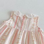 【73-120cm】セットアップ 女の子 花柄トップス&ストレートパンツ フリル付き 子供服 - 画像 (11)