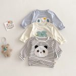 【73-120cm】Tシャツ 男の子ワッペン付き 可愛い トップス - 画像 (5)