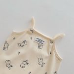 【66-90cm】キャミロンパース ベビー プリント 着心地良い - 画像 (15)