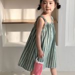 【80-150cm】セットアップorワンピース スイカ ストライプ おしゃれ - 画像 (15)