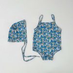 【66-100cm】水着 カラフル 帽子付き 全4色 可愛い - 画像 (12)