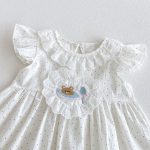 【73-110cm】ワンピース 可愛い ドット クマ - 画像 (15)