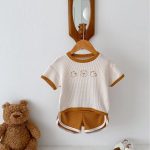 【66-100cm】セットアップクマ柄配色 - 画像 (12)