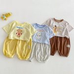 【73-120cm】Tシャツ 可愛い ボーダー トレンド おしゃれ トップス - 画像 (11)