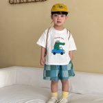 【80-150cm】セットアップorワンピース グリーンチェック 可愛い - 画像 (4)