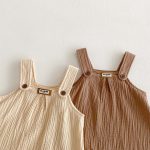 【73-100cm】サロペット ナチュラル 柔らかい シンプル ベビー服 - 画像 (14)
