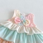 【予約販売】【73-120cm】ワンピース カラフル ケーキ 女の子 - 画像 (7)