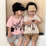 【80-150cm】セットアップ アニマル プリント 着心地良い おしゃれ - 画像 (8)