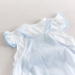 【66-90cm】ロンパース＆シャツ ブルー チェック - 画像 (9)