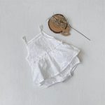【66-90cm】ロンパース ベビー 韓国風 キャミ 花柄 - 画像 (8)
