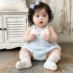 【66-90cm】ロンパース ビッグ 蝶結び 可愛い