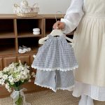 【73-110cm】セットアップ ブラックチェック おしゃれ - 画像 (12)