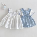 【73-120cm】フリルTシャツor刺繍サロペットorサロペットスカート 可愛い 子供服 - 画像 (6)