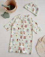 【80-130cm】水着 かわいいデザイン UVカット 速乾 海 リゾート - 画像 (5)