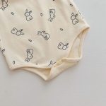 【66-90cm】キャミロンパース ベビー プリント 着心地良い - 画像 (16)