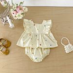 【66-100cm】セットアップ チェリー柄 トップス&ブルマ - 画像 (10)