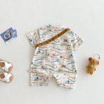 【66-90cm】ロンパース 車柄 カートゥーン 可愛い ベビー服 - 画像 (6)