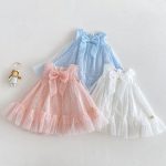 【73-120cm】ワンピース パステルカラー 蝶結び 女の子 おしゃれ - 画像 (7)