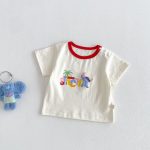【73-110cm】セットアップ ツリー柄 シャツ&カラフルパンツ - 画像 (5)