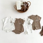 【66-90cm】ロンパース/セットアップクマリブ - 画像 (3)