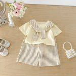 【73-110cm】セットアップ ショール付きＴシャツ＆パンツ - 画像 (13)