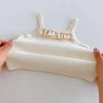 【66-90cm】セットアップ キャミソール&ブルマ&帽子 クリーム おしゃれ - 画像 (11)