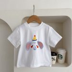 【80-120cm】セットアップ ゾウ柄 シャツ&ストライプパンツ - 画像 (11)