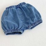 【73-100cm】トップスorパンツ ベビー 可愛い デニム ブルマ - 画像 (11)
