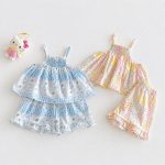 【73-120cm】キャミセットアップ ベビー 女の子 花柄 - 画像 (7)