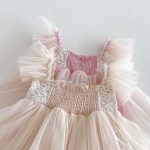 【66-90cm】ロンパース フリル メッシュ 可愛い 女の子 - 画像 (13)
