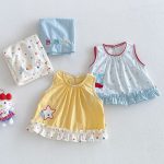 【73-120cm】セットアップ チェリー/スター柄 可愛い 女の子 - 画像 (7)