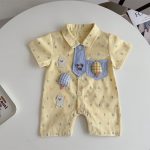 【予約販売】【66-100cm】ロンパース キイロ アイス クリーム 可愛い ベビー服 - 画像 (9)