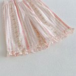 【73-120cm】セットアップ 女の子 花柄トップス&ストレートパンツ フリル付き 子供服 - 画像 (13)