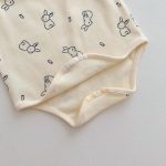 【66-90cm】キャミロンパース ベビー プリント 着心地良い - 画像 (17)