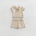 【66-110cm】セットアップ 柔らか 無地 肌に優しい ベビー服 - 画像 (10)