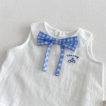 【73-120cm】ワンピースorシャツorスカート 可愛い ブルー チェック - 画像 (12)