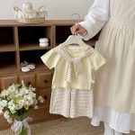 【73-110cm】セットアップ ショール付きＴシャツ＆パンツ - 画像 (10)